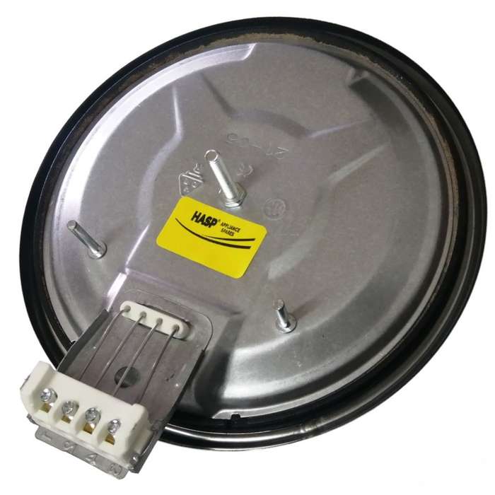 Red Dot Solid Plate 145mm 1500W Chrome Trim