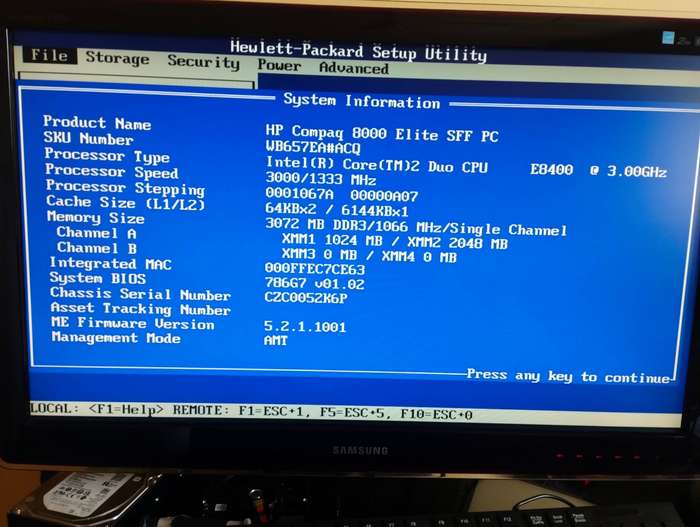 HP Desktop Computer