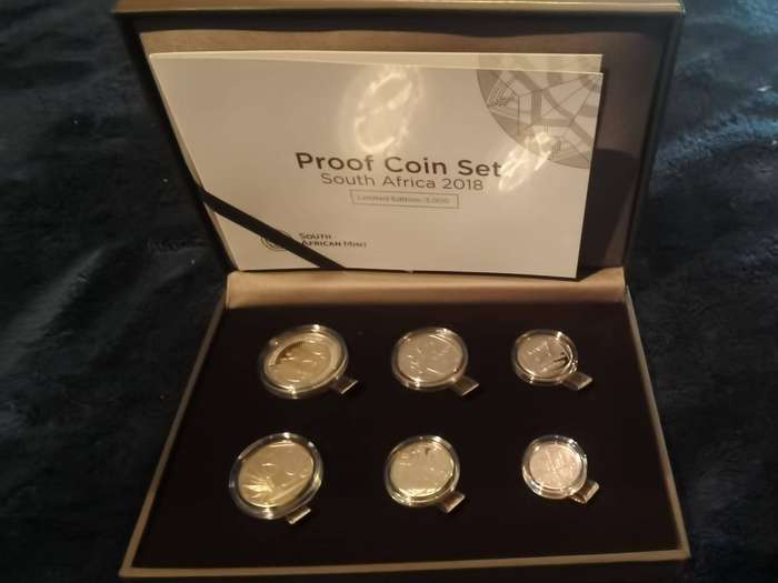 2018 South Africa Proof Set - Mintage  of only 353 !! EXTREMELY RARE!
