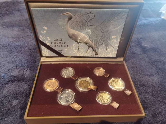 2012 South Africa Proof Set - Mintage  of only 1366