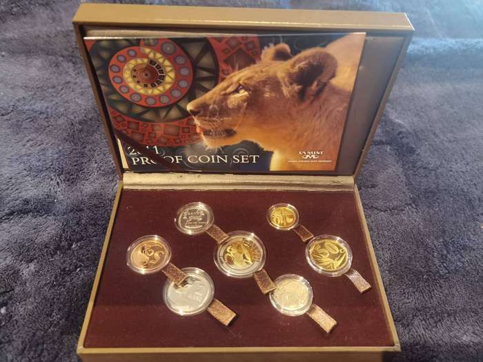 2011 South Africa Proof Set - Mintage  of only 1696