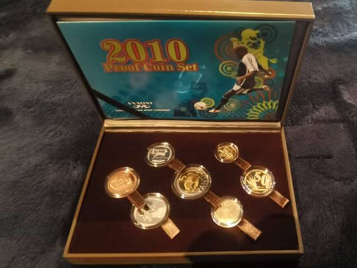 2010 South Africa Proof Set - Mintage  of only 1499
