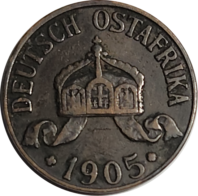 1 (ONE) HELLER - 1905 - Deutsch OstAfrika ( German East Africa)