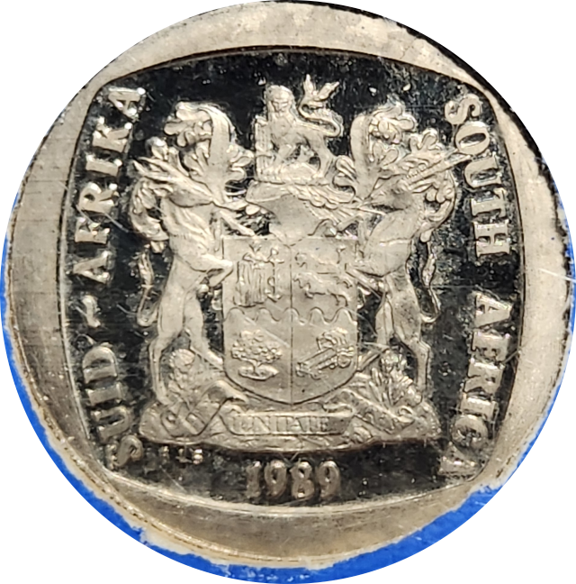 2 (TWO) RAND - 1989 - PROOF Quality - South Africa