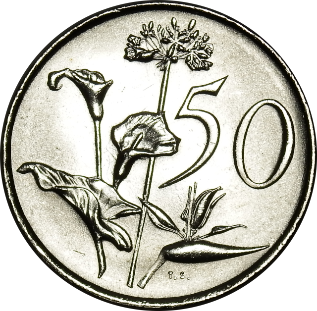 50 (FIFTY) Cents - 1990 in UNC condition - Great Coin !