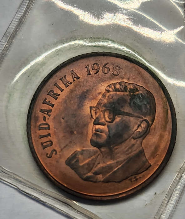 2c (TWO) Cent - 1968 - Afrikaans - Mint pack coin - UNC - Great Coin !