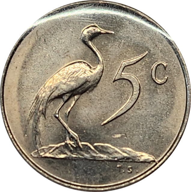 5c (FIVE) Cent - 1967 - Afrikaans - Mint pack coin - UNC - Great Coin !