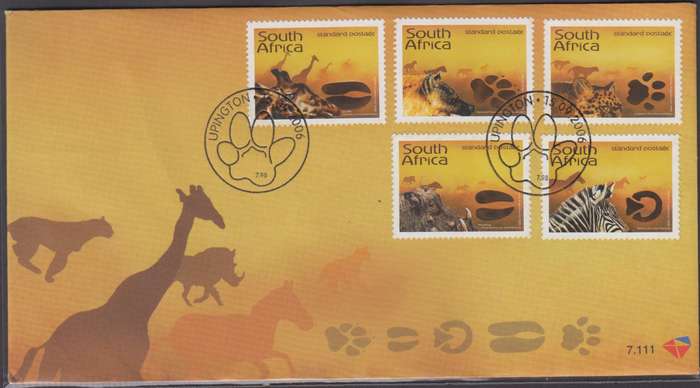 RSA - Annimal Tracks FDC 7.111 - SACC 1790-1799