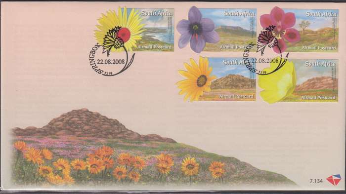 RSA - Flowers of Namaqualand FDC 7.134 - SACC 1896