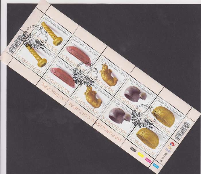 RSA - Mapungubwe Cultural Landscape FDC 7.153 + CTO Sheet MNH - SACC 1967-1971