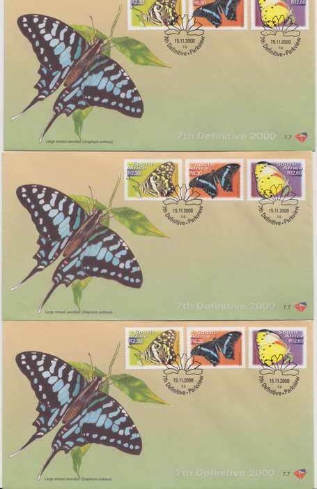 RSA - 3 x 7th Definitive FDC 7.7  - SACC
