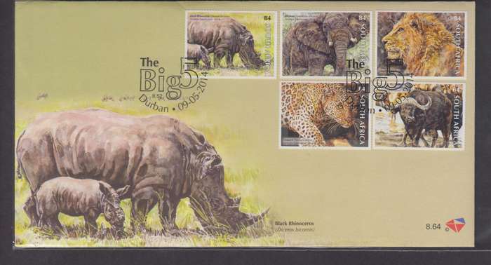 RSA - The Big Five B4 - FDC 8.64  - SACC 2262