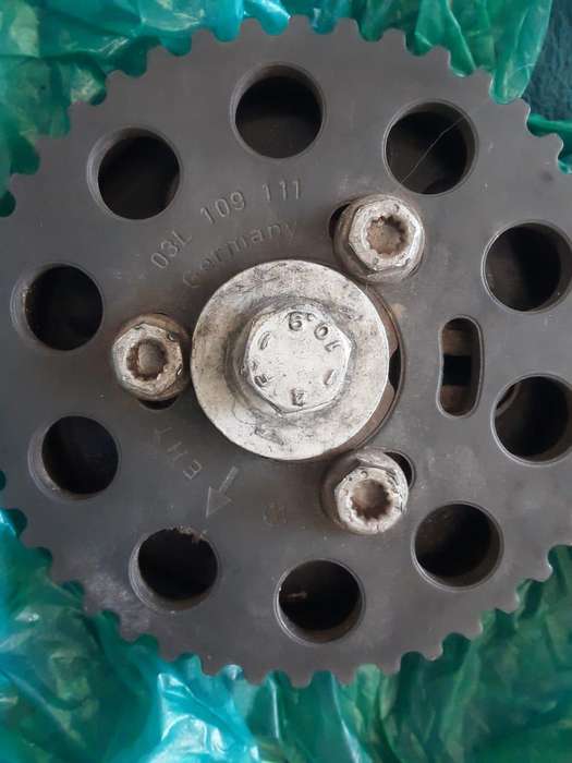 VW TDI timing belt cam pulley