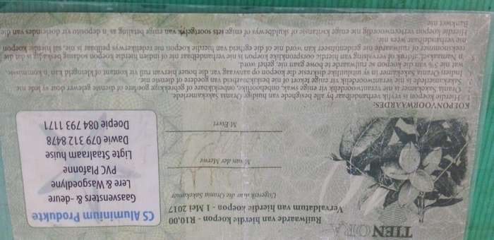 ORANIA TEN ORA NOTE AS PER IMAGE.