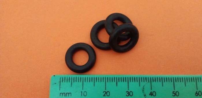 SET OF INJECTOR O RINGS.ROUND TYPE