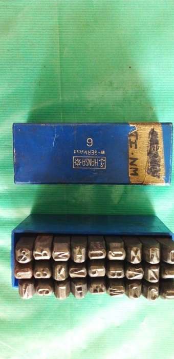 STEEL PUNCH SET.NUMBERS AND LETTER.GOOD QUALITY