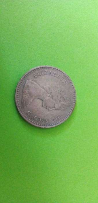 RHODESIA 1964 20 CENT COIN