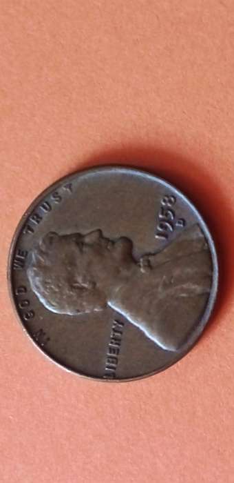 USA 1958 ONE CENT WHEAT COIN