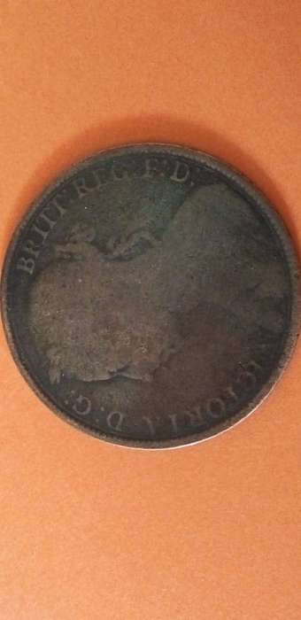 BRITISH 1891 ONE PENNY COIN