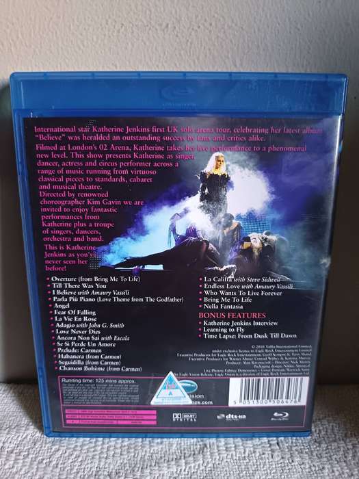 Katherine Jenkins Believe Live from The O2 Blu-ray