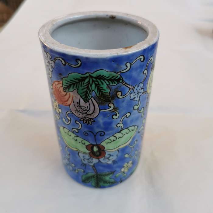 Antique Chinese Porcelain pen holder MINGUO(Late Qing Dynasty1875-1912)