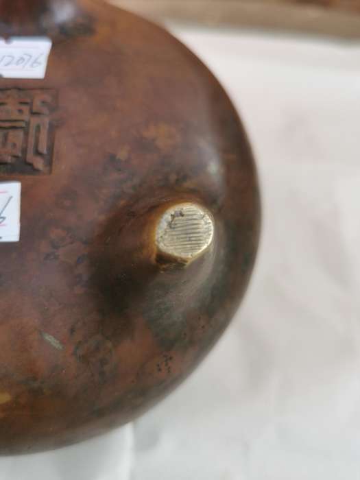 Chinese antique Late 19th century Qing Dynasty copper censer