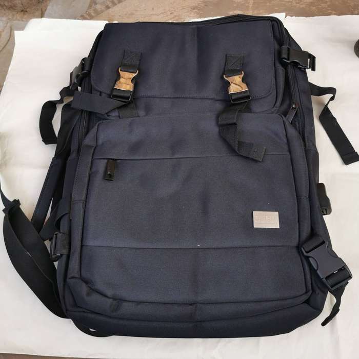 Business Traveller Multi-Functional Backpack Laptop Bag - Black