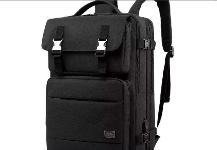 Business Traveller Multi-Functional Backpack Laptop Bag - Black
