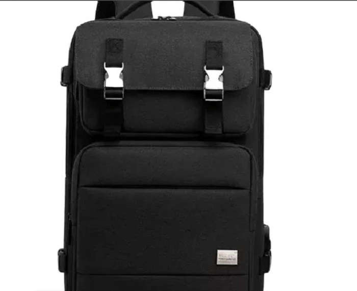 Business Traveller Multi-Functional Backpack Laptop Bag - Black