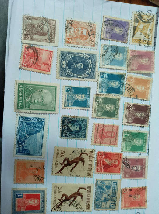 Argentina stamps mix