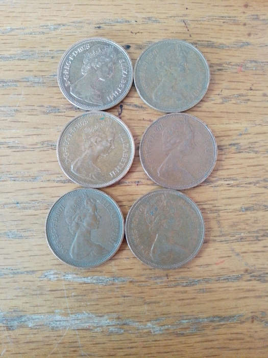 Great Britain  new pence 2p coins x 6