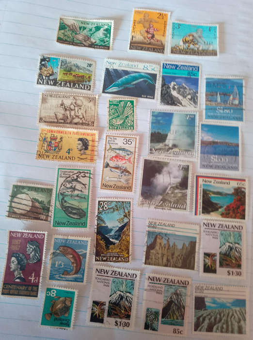 New Zealand stamp mix