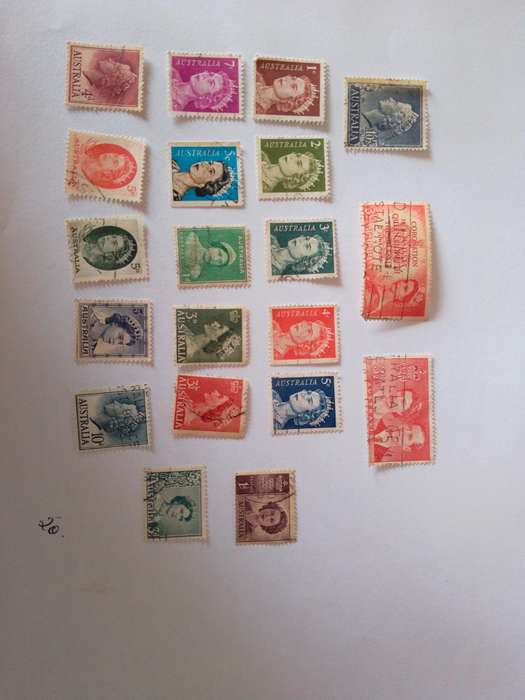 Australia Queen Elizabeth ll stamps x 20