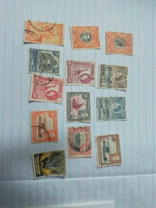 Uganda.Kenya.Tanganyika stamps x 13