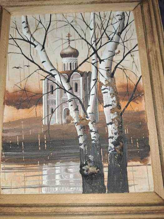Pokrov Church on Nerli river, by Makarov, 1996 on Beechwood Bark