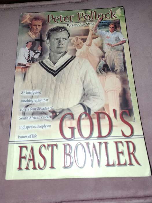 GOD`S Fast Bowler, 232 pages, signed by Peter Pollock