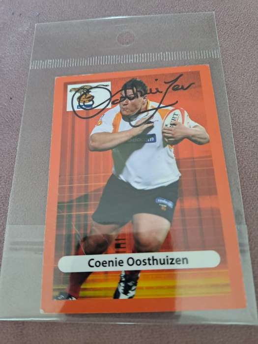 Coenie Oosthuizen, Springbok original signature