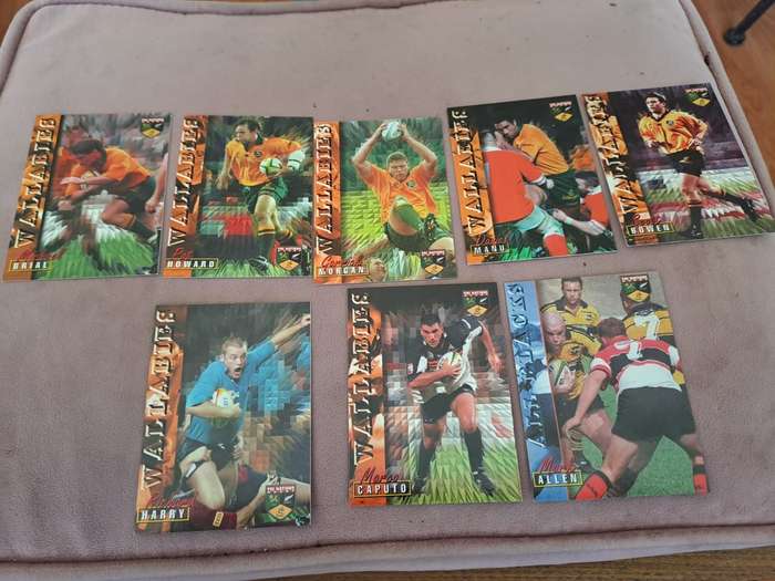 26 x Wallabies Tri Nations rugby cards