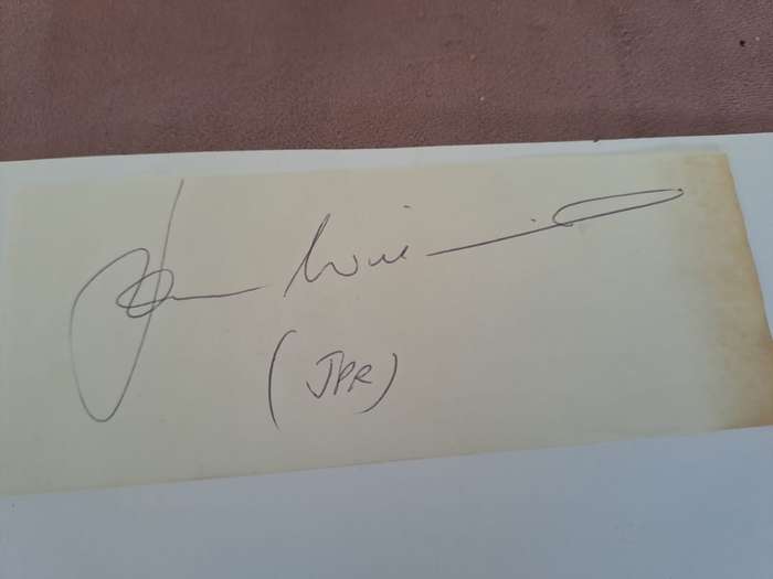 Rugby Welsh Legend, JPR Williams original autograph