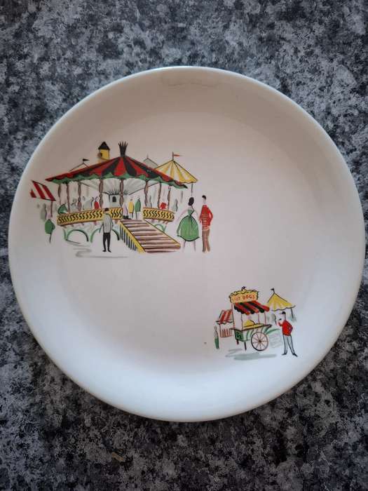 Alfred Meakin Carousel plate