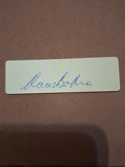 Rugby, Naas Botha original autograph