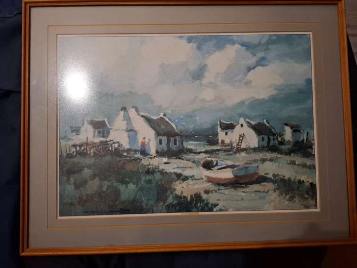 Fishing Village, Print by Wessel van Aswegen