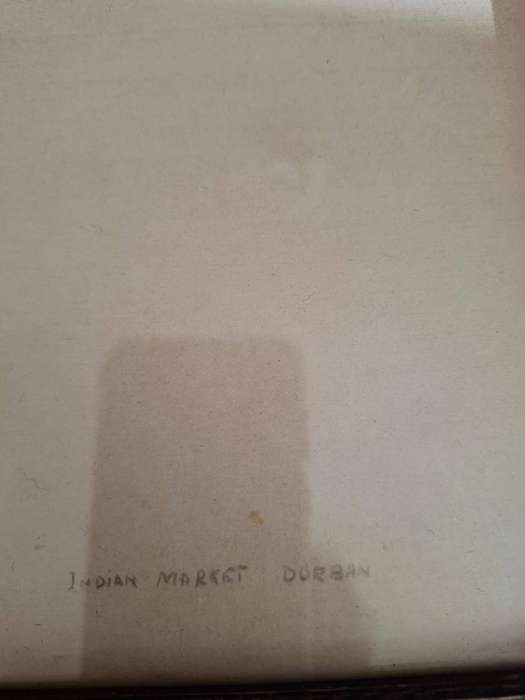 Indian Market, Durban, limited edition original etching no7 by Longford Macdonald 1905-1957