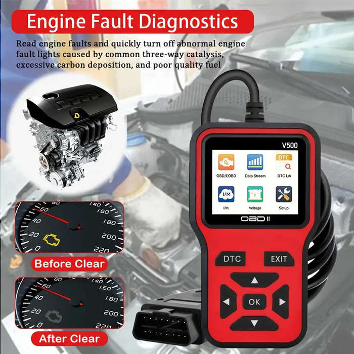 2025 OBD2 Scanner OBDII Car Fault Detector Scanner Diagnostic for Most Car Models