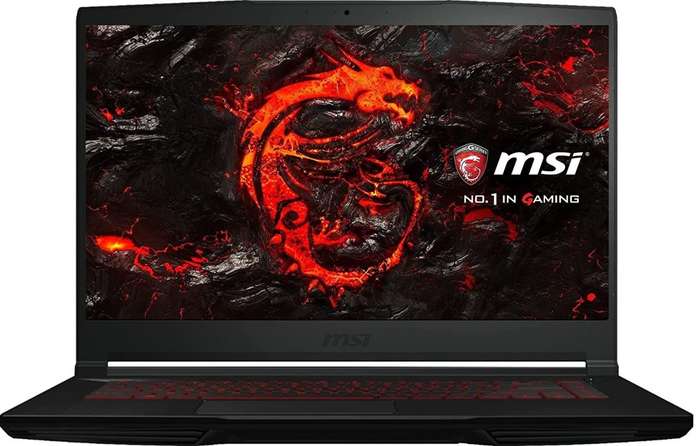 MSI GF63 THIN 9RCX 15.6" Gaming Laptop, Intel Core i7-9750H, NVIDIA GeForce GTX 1650 Ti 4GB Graphics