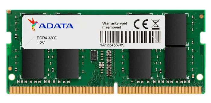 ADATA 8GB DDR4 RAM 3200 MHz Memory Module for Laptops