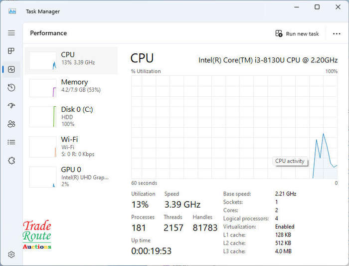 HP 200 G3 All-in-One PC - 8GB RAM - 1TB HDD