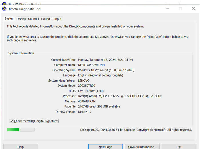 Lenovo Thinkpad 10 Tablet PC Windows 10 Pro