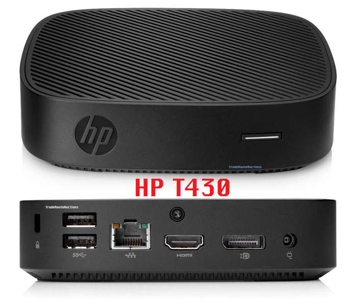 HP T430 Thin Client Computer Intel Celeron N4020 2GB 16GB DP+HDMI ThinPro 3VL60AA