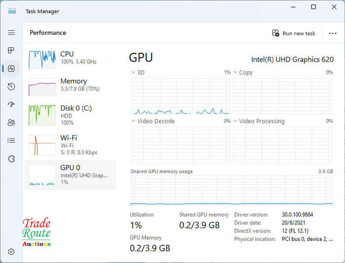 HP 200 G3 All-in-One PC - 8GB RAM - 1TB HDD